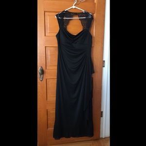 Elegant Black gown with lace